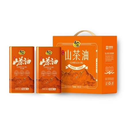 天喔山茶油礼盒1000ml*2