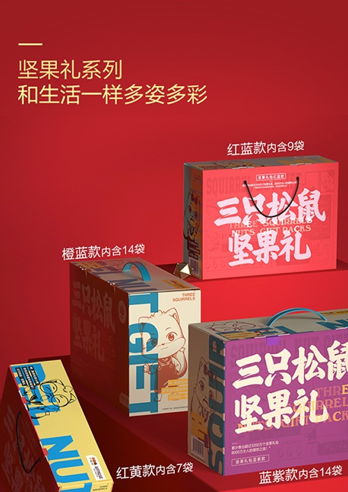 三只松鼠坚果礼盒78型 三只松鼠坚果礼盒78型
